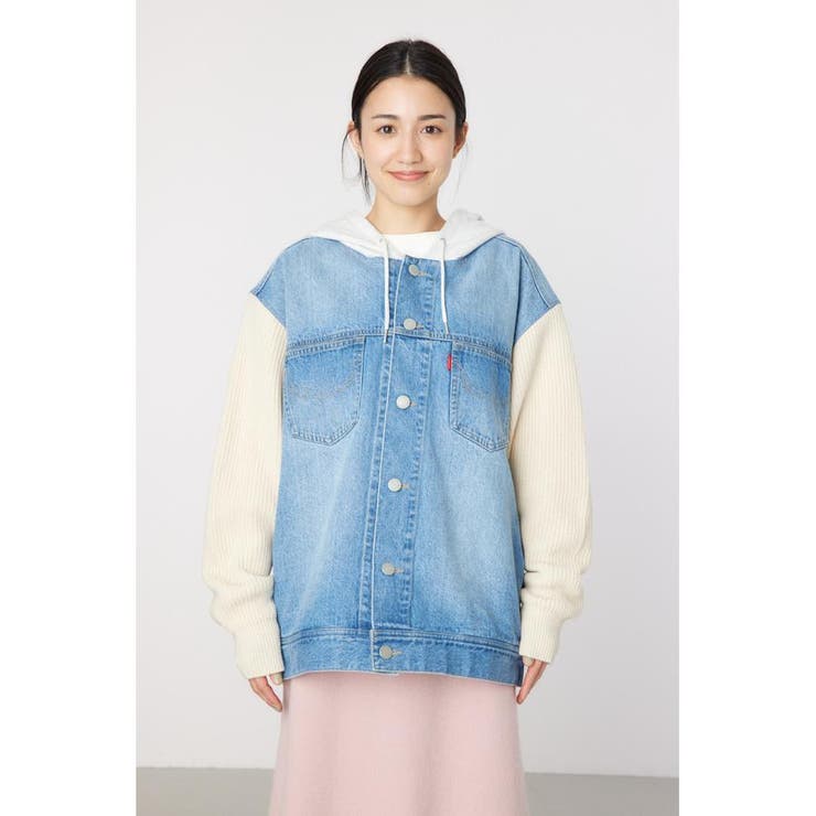 ニットドッキングデニムジャケット[品番：BJLW0029570]｜RODEO CROWNS