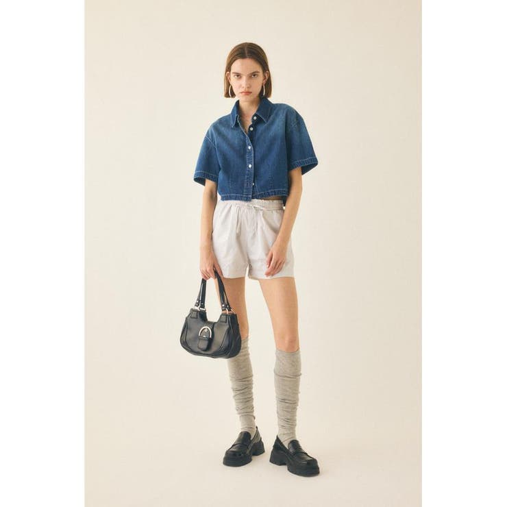 DENIM CROP シャツ | MOUSSY OUTLET | 詳細画像10 