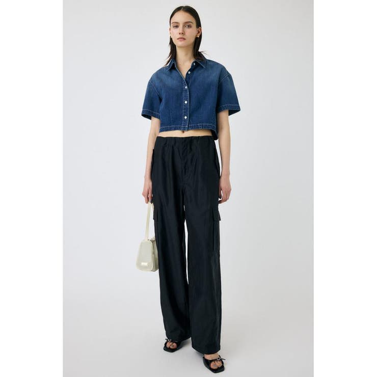 DENIM CROP シャツ | MOUSSY OUTLET | 詳細画像2 