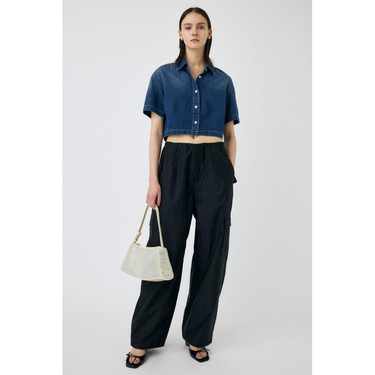 DENIM CROP シャツ | MOUSSY OUTLET | 詳細画像3 