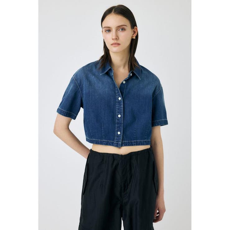 DENIM CROP シャツ | MOUSSY OUTLET | 詳細画像6 