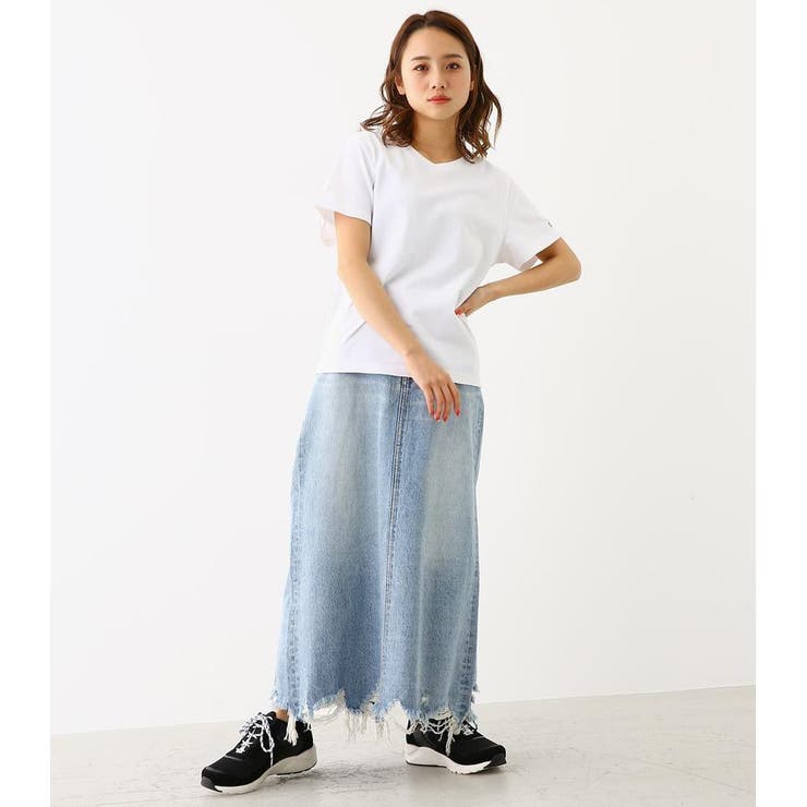 LIGHT SHADE ヘムクラッシュ マキシスカート[品番：BJLW0001982  