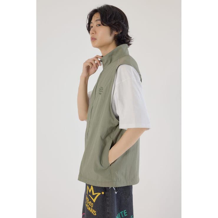 ドロストスタンドネックベスト | RODEO CROWNS WIDE BOWL | 詳細画像21 