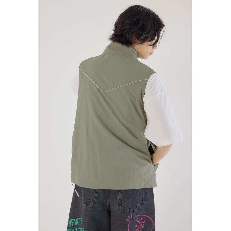 ドロストスタンドネックベスト | RODEO CROWNS WIDE BOWL | 詳細画像22 