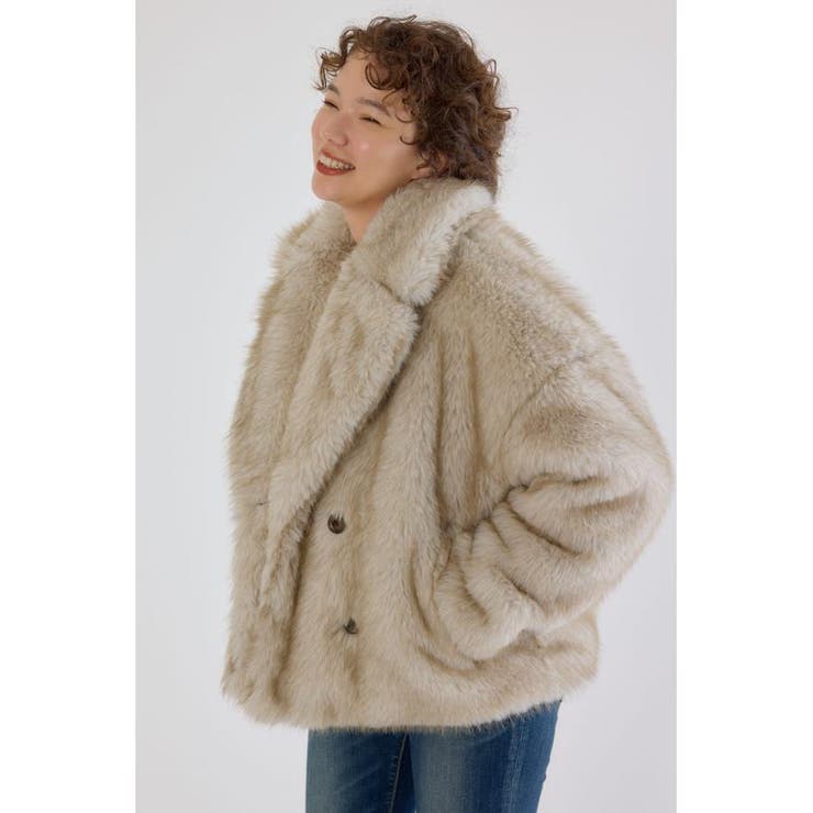 フェイクファーピーコート | RODEO CROWNS WIDE BOWL | 詳細画像4 