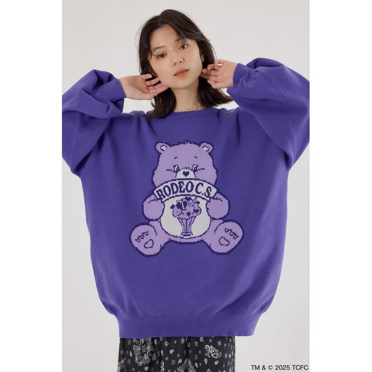 PUR | (Care Bears) カラーニットトップス | RODEO CROWNS WIDE BOWL