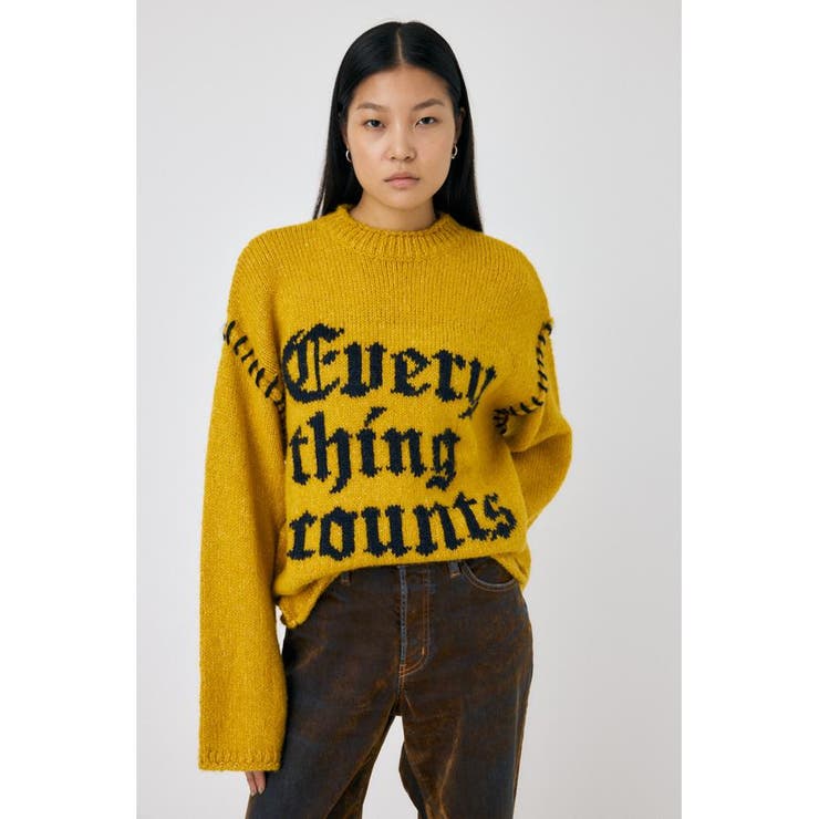 KNITTED WORDS セーター | MOUSSY OUTLET | 詳細画像17 