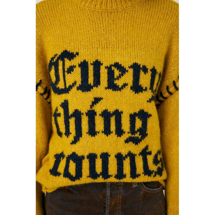 KNITTED WORDS セーター | MOUSSY OUTLET | 詳細画像22 