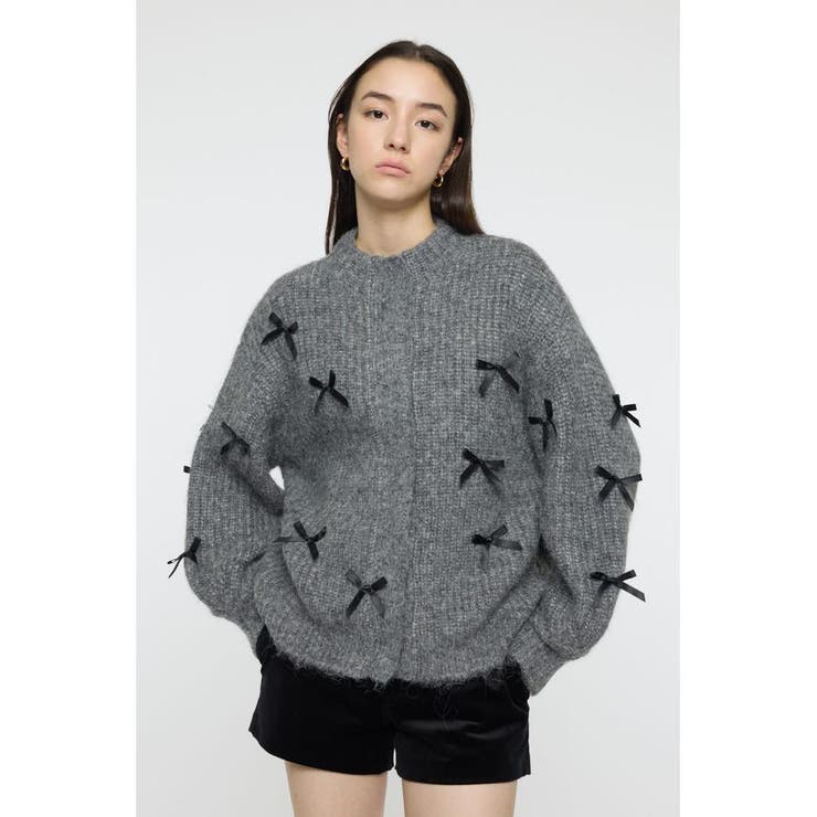 RIBBON FANCY カーディガン | MOUSSY OUTLET | 詳細画像15 