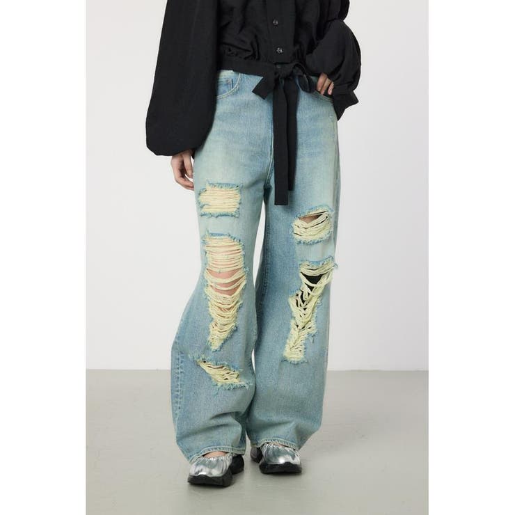 Hard Crash looseワイドデニム | RODEO CROWNS WIDE BOWL | 詳細画像18 