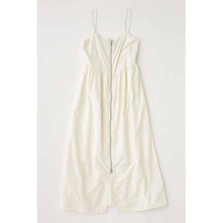 FRONT ZIP NYLON キャミドレス | MOUSSY OUTLET | 詳細画像4 