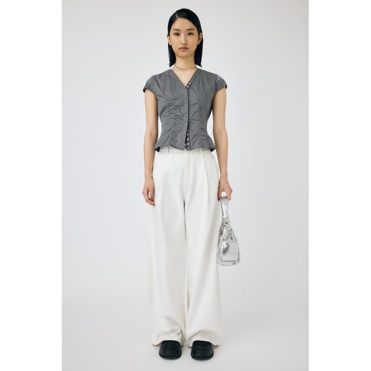 CAPSLEEVE BUTTON シャツ | MOUSSY OUTLET | 詳細画像17 