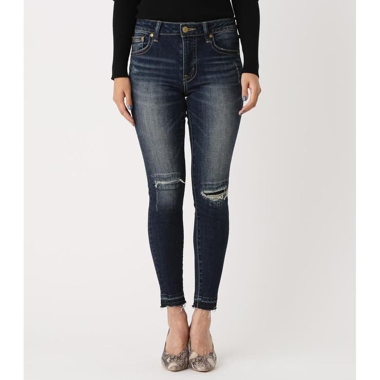 Repair Denim Skinny 品番 Azlw Azul By Moussy アズールバイマウジー のレディースファッション通販 Shoplist ショップリスト