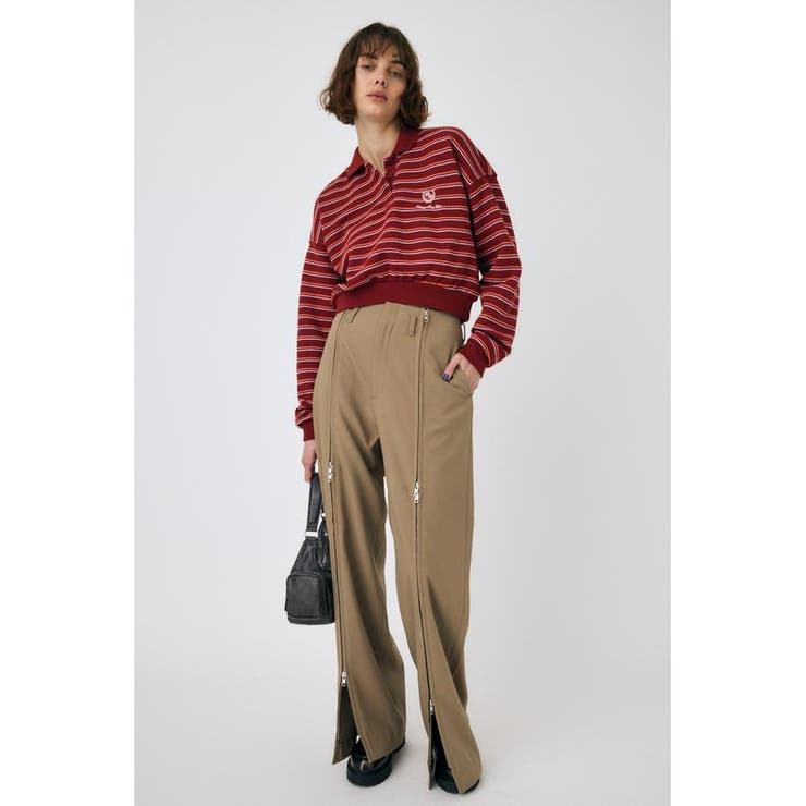 ZIP UP WIDE トラウザーズ | MOUSSY OUTLET | 詳細画像2 