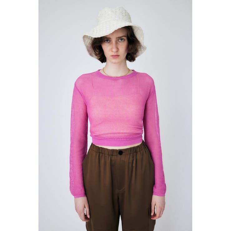 s　moussy MESH KNIT キャミソール MOUSSY | MESH KNIT キャミソール (キャミソール ) |SHEL'TTER