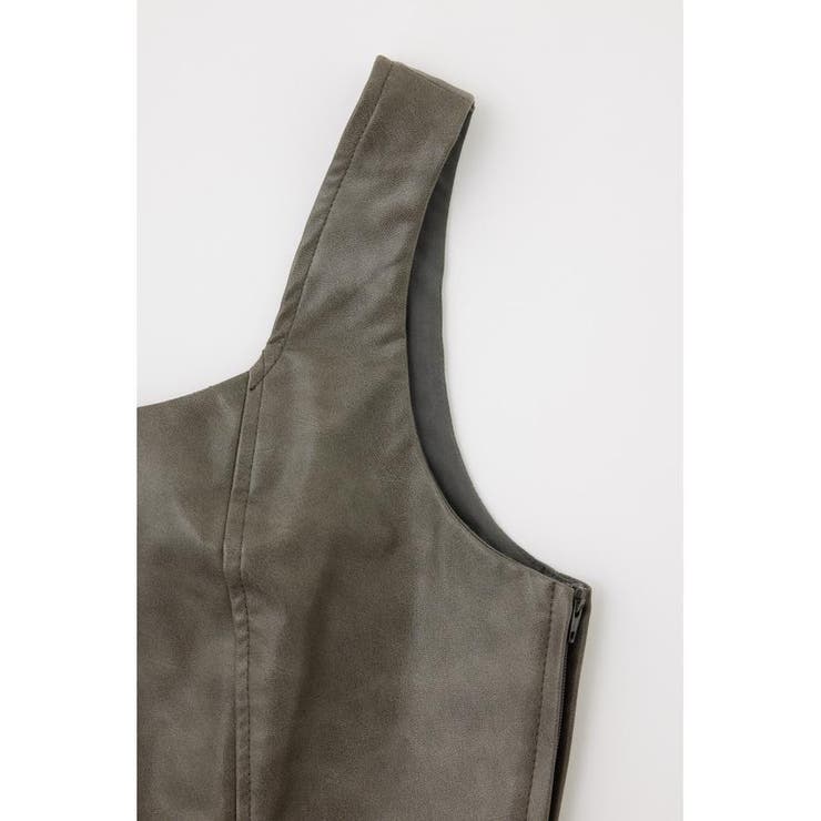 F/LEATHER BUSTIER トップス | MOUSSY OUTLET | 詳細画像20 