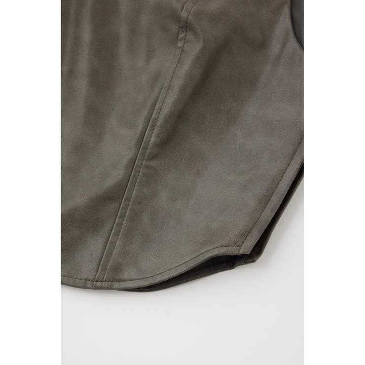 F/LEATHER BUSTIER トップス | MOUSSY OUTLET | 詳細画像22 