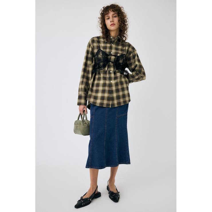 BLU | MID フレアスカート | MOUSSY OUTLET