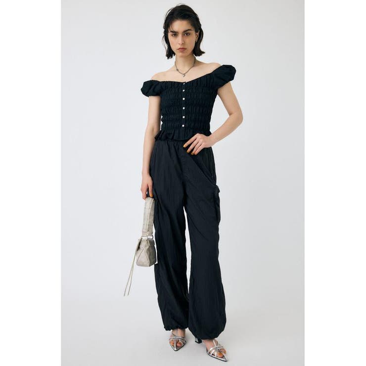 OPEN NECK GATHER ブラウス | MOUSSY OUTLET | 詳細画像9 