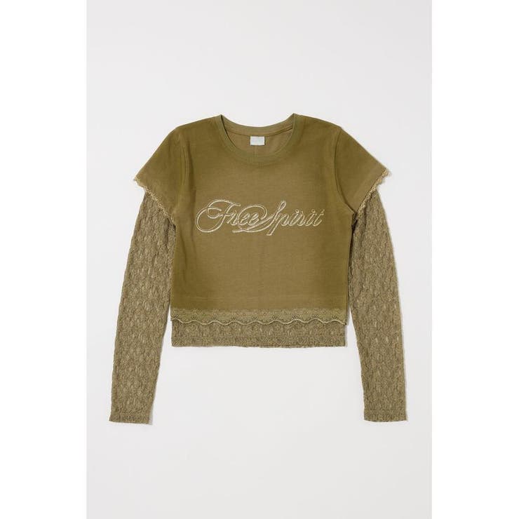 KHA | LACE LAYER TEE | MOUSSY OUTLET