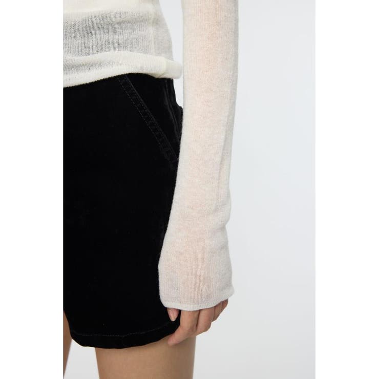 SHEER TURTLE NECK ニットトップス | MOUSSY OUTLET | 詳細画像8 