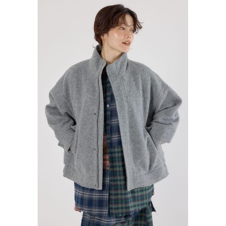 GRY | スライバービックブルゾン | RODEO CROWNS WIDE BOWL