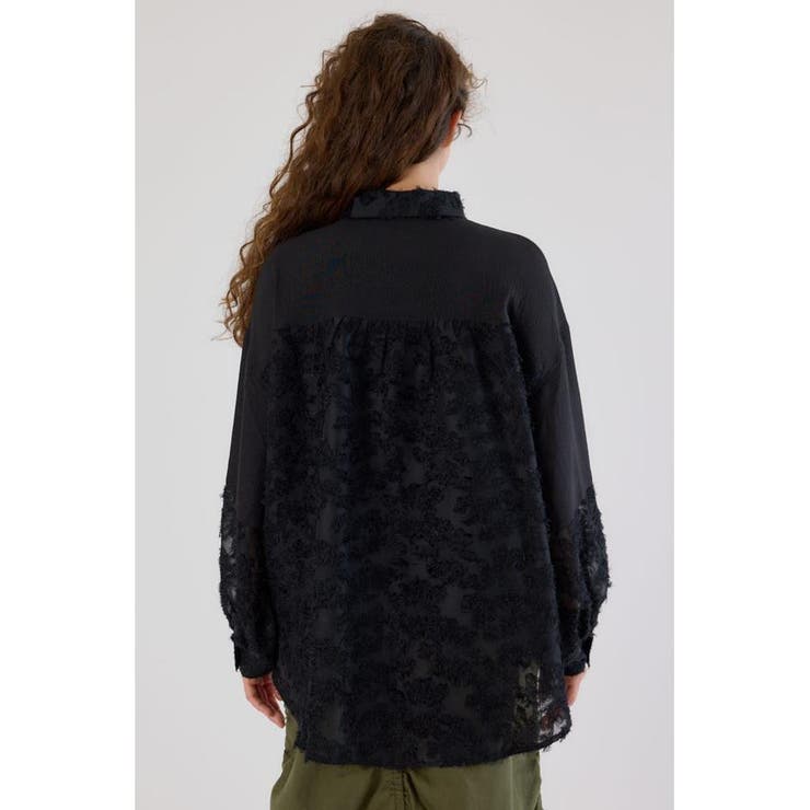 フリンジジャガード切替シャツ | RODEO CROWNS WIDE BOWL | 詳細画像17 