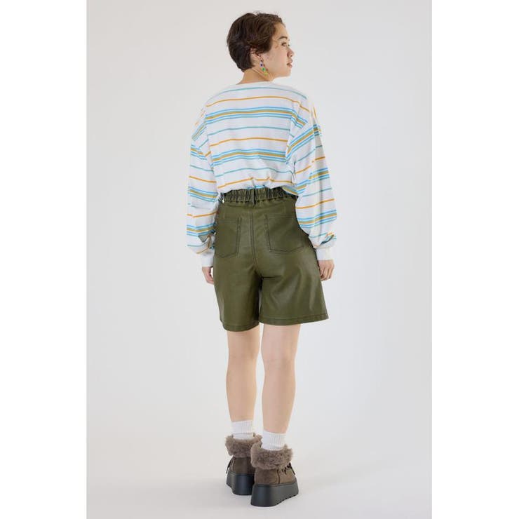 ヴィンテージフェイクレザーハーフパンツ | RODEO CROWNS WIDE BOWL | 詳細画像13 