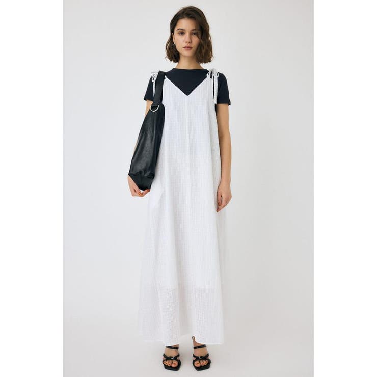SHEER GINGHAM キャミドレス | MOUSSY OUTLET | 詳細画像3 