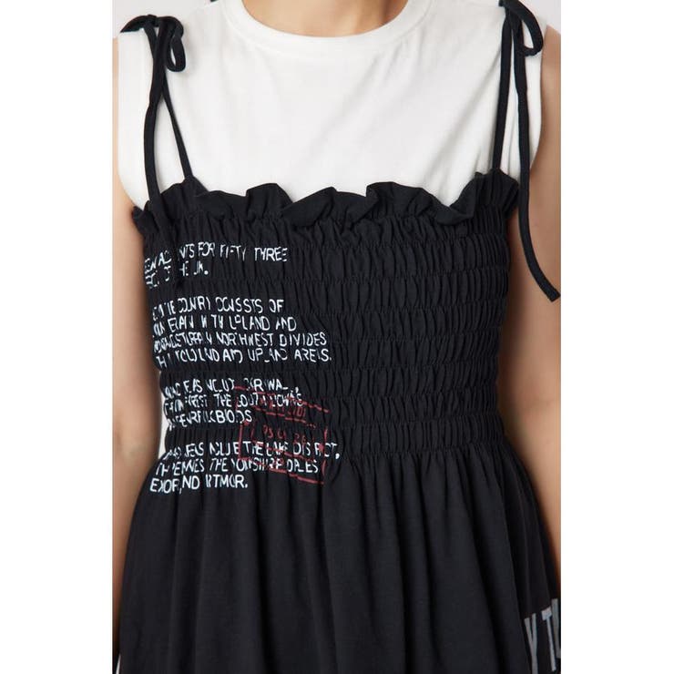 ランダムテキストシャーリングキャミチュニック | RODEO CROWNS WIDE BOWL | 詳細画像15 