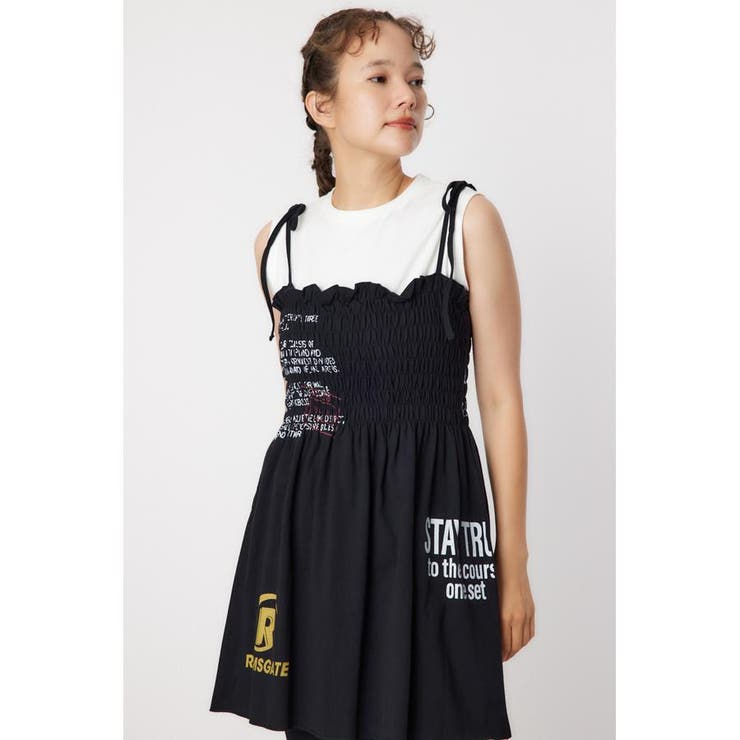 ランダムテキストシャーリングキャミチュニック | RODEO CROWNS WIDE BOWL | 詳細画像7 