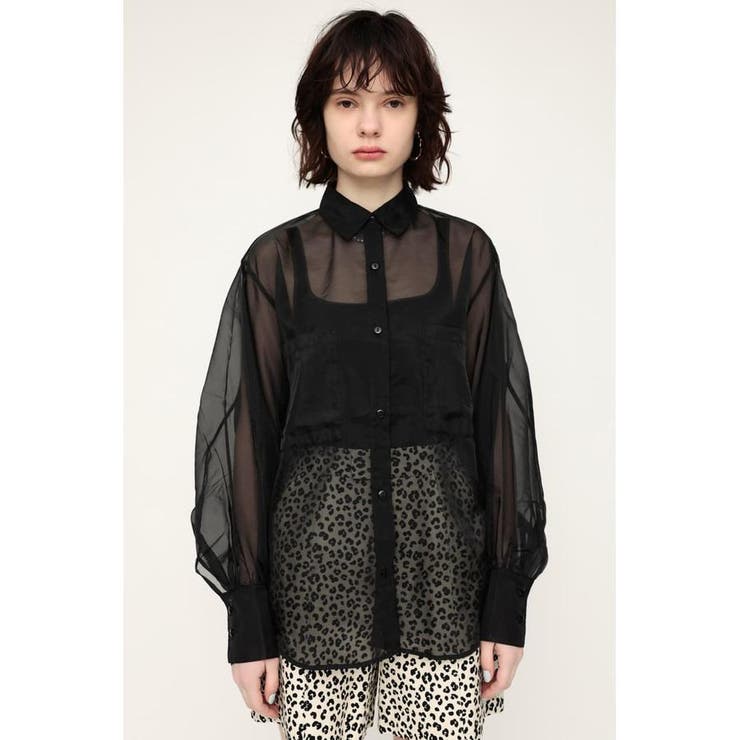 SHINY SHEER シャツ | SLY OUTLET | 詳細画像4 