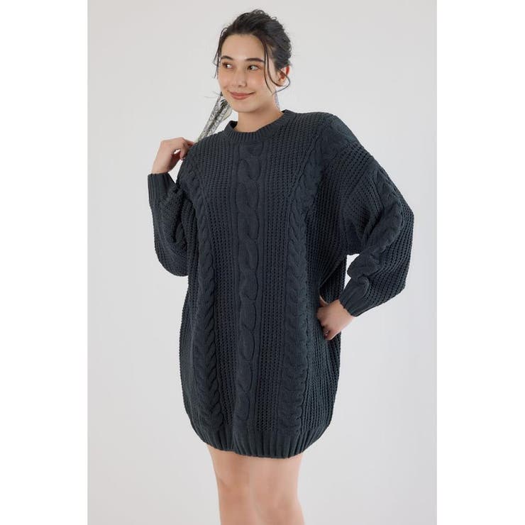 ケーブルモールニットワンピース | RODEO CROWNS WIDE BOWL | 詳細画像26 