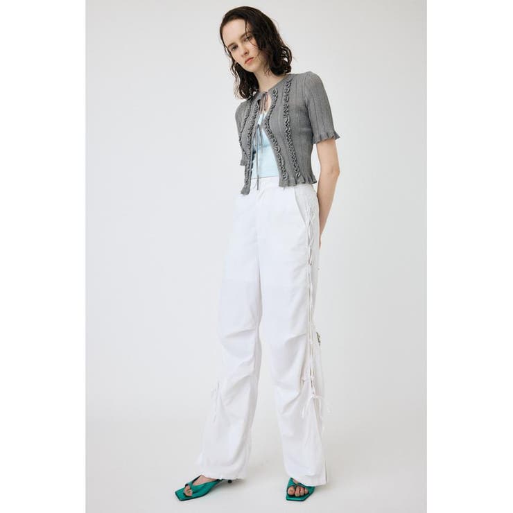 WHT | SIDE LACE UP PARACHUTE パンツ | MOUSSY OUTLET