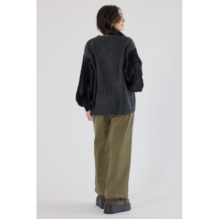 アームシャギーニットトップス | RODEO CROWNS WIDE BOWL | 詳細画像33 