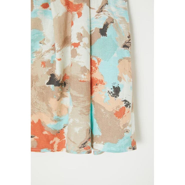 moussy マウジー FLOWER PAINT STRAP セットアップ-