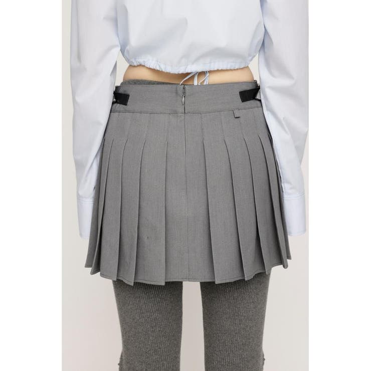 OPEN ZIP PLEATS ショートスカート | SLY OUTLET | 詳細画像8 