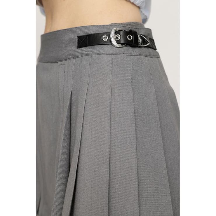 OPEN ZIP PLEATS ショートスカート | SLY OUTLET | 詳細画像10 