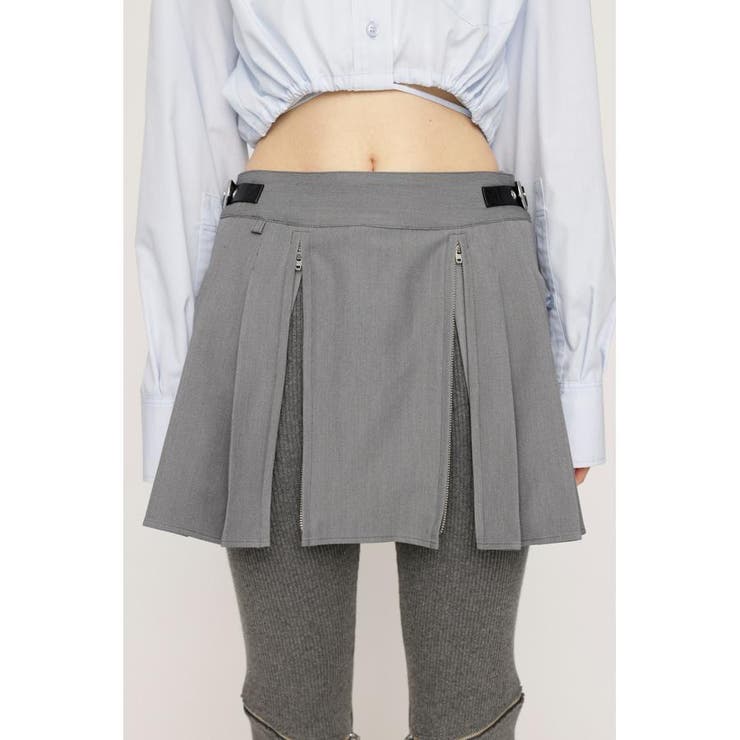 OPEN ZIP PLEATS ショートスカート | SLY OUTLET | 詳細画像9 