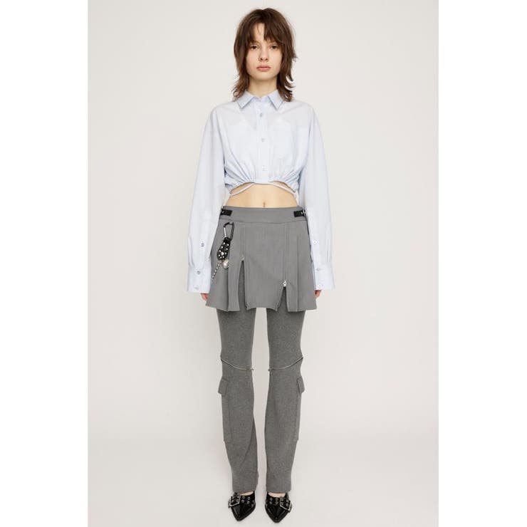 OPEN ZIP PLEATS ショートスカート | SLY OUTLET | 詳細画像5 