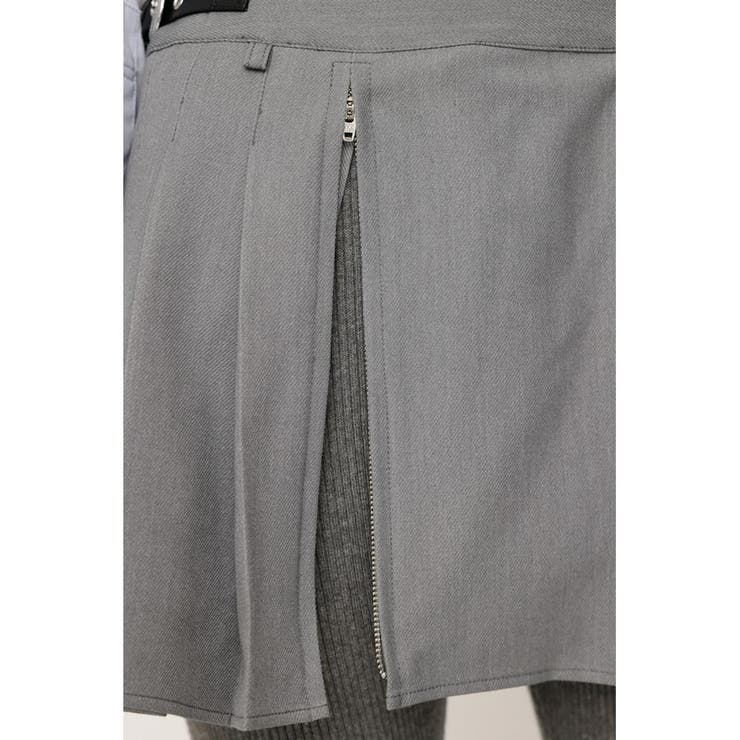OPEN ZIP PLEATS ショートスカート | SLY OUTLET | 詳細画像14 