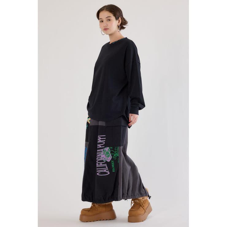 梨地VネックロングスリーブTシャツ | RODEO CROWNS WIDE BOWL | 詳細画像11 