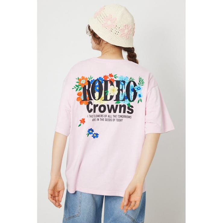 Flower Bloom Embroidery Tシャツ | RODEO CROWNS WIDE BOWL | 詳細画像31 