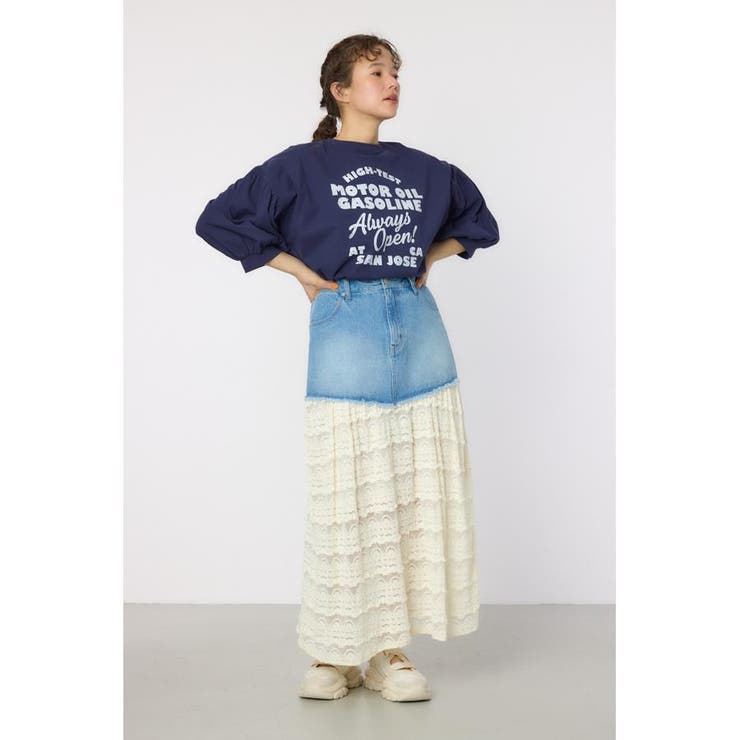 デニム×レーススカート | RODEO CROWNS WIDE BOWL | 詳細画像11 