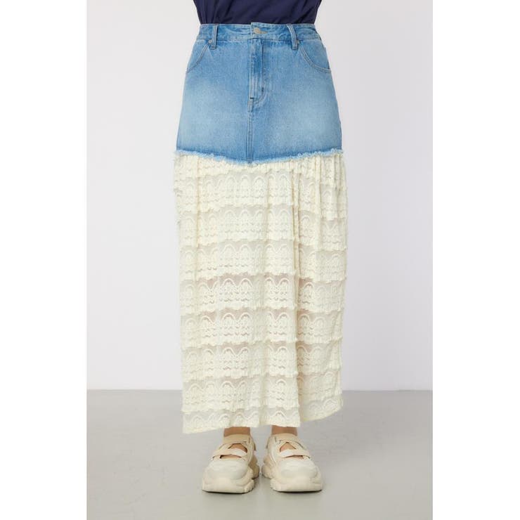 デニム×レーススカート | RODEO CROWNS WIDE BOWL | 詳細画像13 