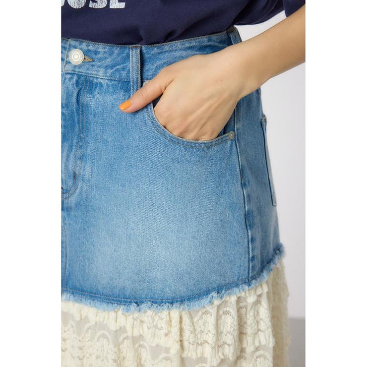 デニム×レーススカート | RODEO CROWNS WIDE BOWL | 詳細画像18 