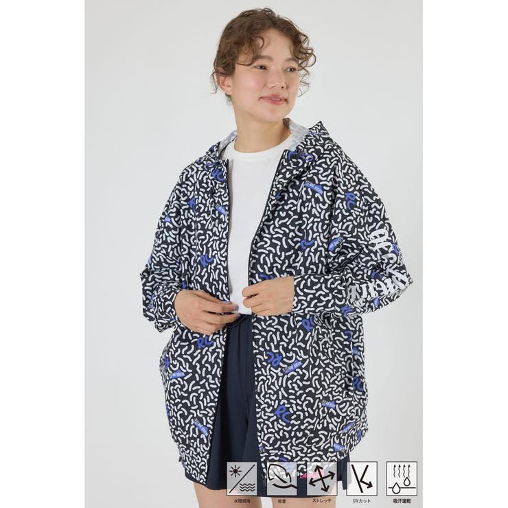 柄BLK5 | (OP)ラッシュガード ジップパーカー | RODEO CROWNS WIDE BOWL