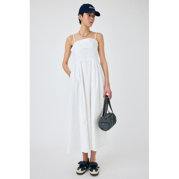 WHT | EYELET LACE ドレス | MOUSSY OUTLET