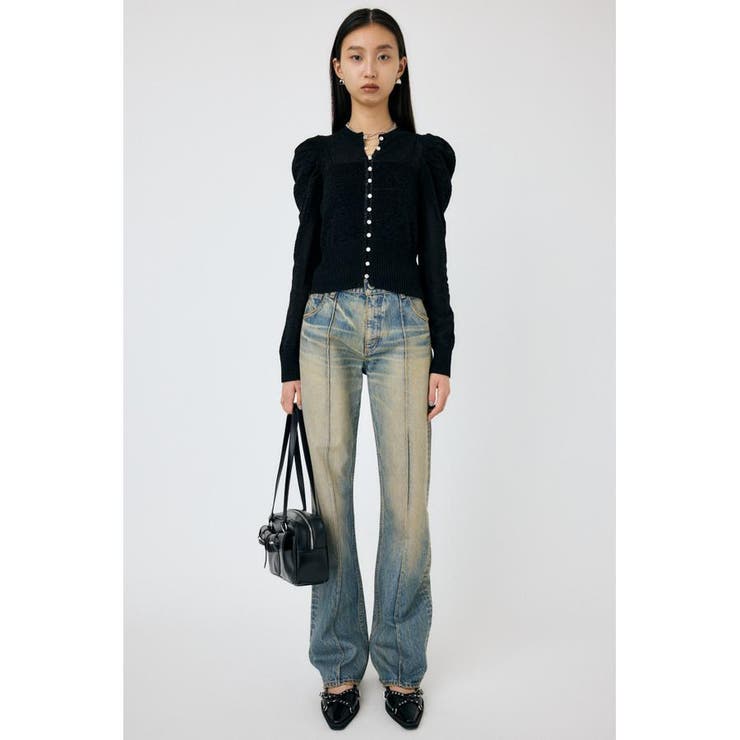 BUTTON UP ニットカーディガン | MOUSSY OUTLET | 詳細画像9 