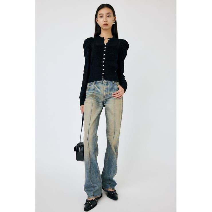 BUTTON UP ニットカーディガン | MOUSSY OUTLET | 詳細画像8 